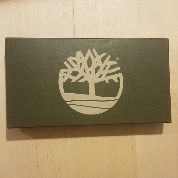 NWT Timberland leather tan bifold wallet, keychain - Picture 5 of 7